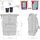 Elephant Gin Time Bag COMP 25 L Bi Color Rainbow
