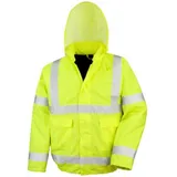 result safe-guard Unisex Sicherheits Winter Blouson - Arbeitsjacke | ISOEN20471:2013 - Core fluorescent yellow S