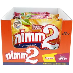 Nimm2 Bonbons 429 g, verschiedene Sorten, 18er Pack