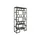 Massivmoebel24 Regal Mango 100x40x202 grau lackiert HEAVY Industry #108