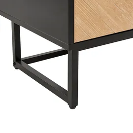 Beliani SIDEBOARD Schwarz