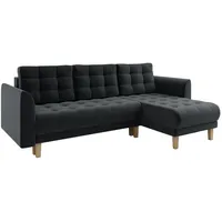 Beautysofa Ecksofa Moderne, elegante, stilvolle skandinavische Ecke SANDI, B238/H:80/T:148cm, Die Lieferung beinhaltet die Lieferung in die Wohnung