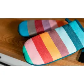 REMEMBER Ofenhandschuh Set Nr. 2, 2tlg. Mischgewebe Bunt