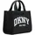 DKNY Hadlee Small Tote Baumwolle Black/Silver
