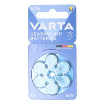 Varta Hörgerätebatterie 675 640 mAh 6 St.