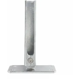deutsche zauntechnik dz Fußplatte Universal Gefälle 60x40 - ZINK