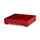 R+R INDUSTRIETECHNIK Auffangwanne aus Stahl für 4x 200 Liter Fass ohne Gitterrost Ral 3000 feuerrot