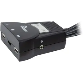 Inter-Tech 88887340 Tastatur/Video/Maus (KVM)-Switch Schwarz