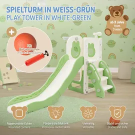 joyz Rutsche 3 in 1 Weiß-Grün Kunststoff
