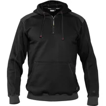 DASSY Kapuzensweatshirt, schwarz/anthrazitgrau Gr. S