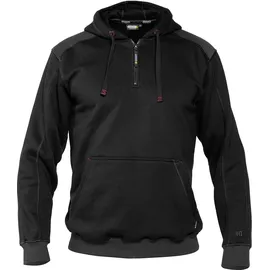 DASSY Kapuzensweatshirt, schwarz/anthrazitgrau Gr. S