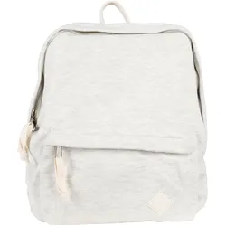 Rucksack URBAN CLASSICS "Urban Classics Unisex Sweat Backpack", weiß (sanftes weiß melange, sanftes weiß), Rucksäcke