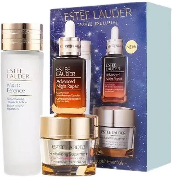 Estée Lauder Anti-Aging 3-teiliges Pflege-Set (Advanced Night Repair 200 ml + Resilience Super-精华露 50 ml + Re-Nutriv Crème 75 ml)