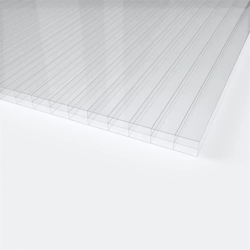 Lexan® Doppelstegplatten 16 mm Farblos Klar – 3-fach Struktur Polycarbonat 980 x 3000