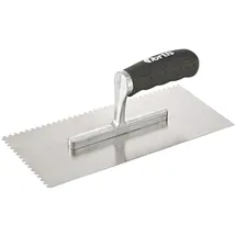 Fortis Glättekelle gezahnt rostfrei 4x 4mm Softgriff FORTIS