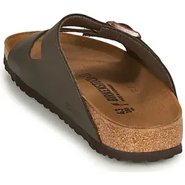 Birkenstock Arizona Naturleder schmal dunkelbraun 42