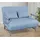 VCM Mid.you Schlafsofa Blau, Metall, Textil, 2-Sitzer, Füllung: Schaumstoff, 127x95x78 cm,