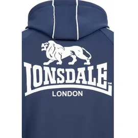 Lonsdale Achavanich Reißverschlusspullover Herren Dark Navy/White 3XL