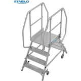 Krause Stabilo Podestleiter fahrbar 4 Stufen