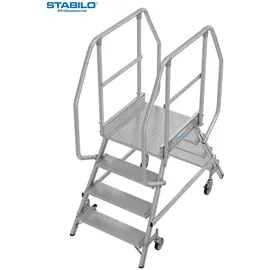 Krause Stabilo Podestleiter fahrbar 4 Stufen