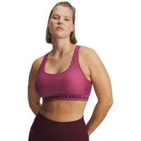 Under Armour Crossback Mid Bra Fuchsia Dusk S