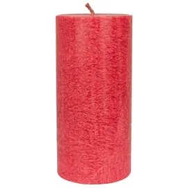 Kerzenfarm Hahn Stearin Stumpenkerze 135 x 64 mm rot
