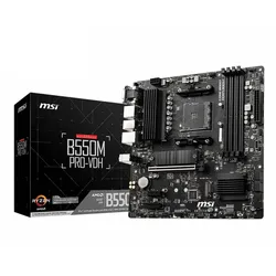 MSI B550M PRO-VDH - Motherboard - micro ATX - Socket AM4 - AMD B550 Chipsatz - U