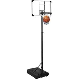 vidaXL Basketballständer Transparent 235-305 cm Polycarbonat