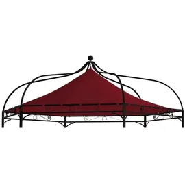 DEGAMO Ersatzdach für Pavillon Modena 6-eckig, Bordeauxrot