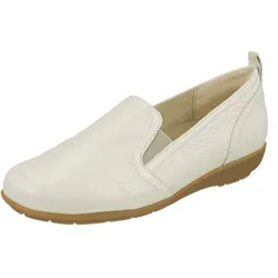 Slipper NATURAL FEET "Clara", Damen, Gr. 40, beige, Leder, elegant, Schuhe, mit weitem Fußbett