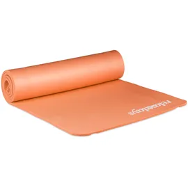 Relaxdays Yogamatte schwarz