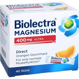 Hermes Arzneimittel Biolectra Magnesium 400 mg ultra Direct Orange Pellets 40 St.
