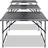 vidaXL Tapeziertisch 100 x 60 x 94 cm 3 Stk. schwarz 140641