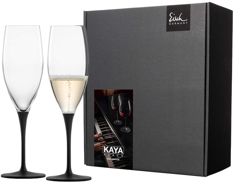 Eisch Germany Kaya Champagnergläser schiefer 2er Set Gläser