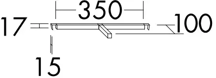 burgbad Innenorganisation für Auszüge für 350mm breite Auszüge - Neutral