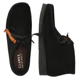 CLARKS Wallabee Boot Herren Schwarz 45
