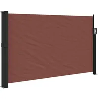 VidaXL Seitenmarkise Ausziehbar Braun 120x300 cm