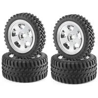 CARSON Reifen/Felgen-Set 1:10 chrom 500900028