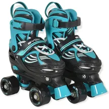 Byox Inliner 2 in 1 Double blau Rollschuhe, PU-Rollen, ABEC-5 Lager, verstellbar M (Gr. 34-38)