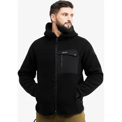 Sherpa Hoodie Herren Caviar, Größe:XL - Herren > Oberteile > Hoodies & Sweatshirts - Schwarz