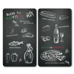 Kesper Multi-Glasschneideplatte 36538 , Packung = 2 Stück, ristorante