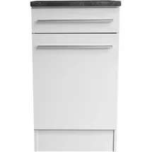 BASIC by Balculina Unterschrank Jazz 50 x 90 x 60 cm Weiß