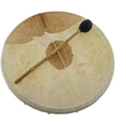Schamanentrommel Ziege mit Fell