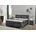 Boxspringbett 180 x 200 cm H3 H4 grau