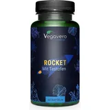 Vegavero Rocket | 60 Kapseln | mit Testofen®, Black Maca, Ginkgo, KSM-66®, L-Arginin | natürliche Inhaltsstoffe | vegan