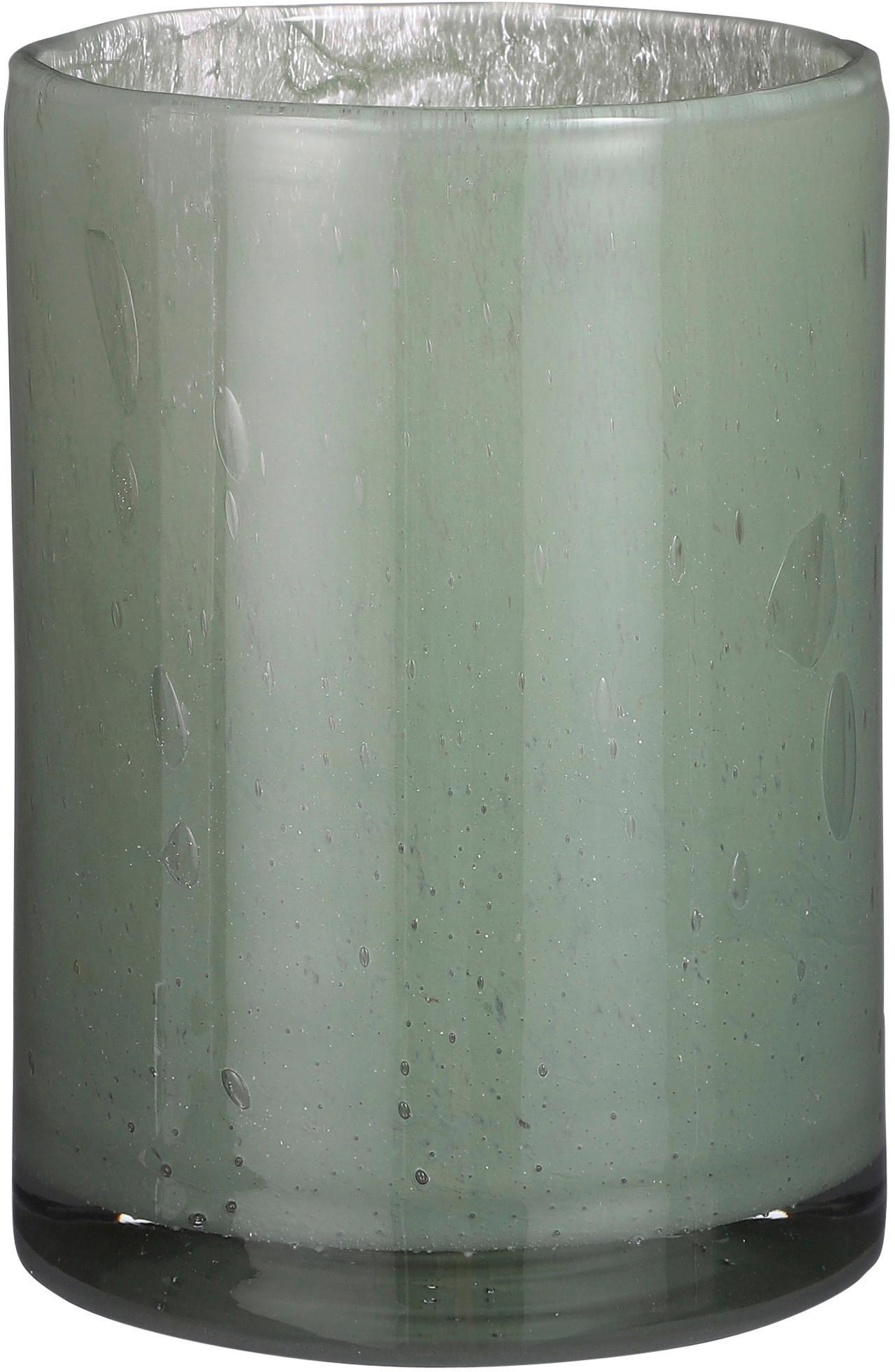 Dekovase Estelle in Grün aus Glas
