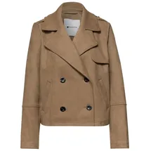 STREET ONE Damen Trenchcoat aus Velours - 40