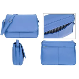 Alessandro Salvatore Florenz 12975 Schultertasche Leder Blue