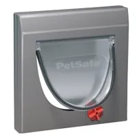 PetSafe 4-Wege Katzenklappe mit Tunnel grau