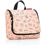 Reisenthel toiletbag Cats and Dogs Rose Ma?e: 23 x 20 x 10 cm/Ma?e: 23 x 55 x 8,5 cm expanded/Volumen: 3 l
